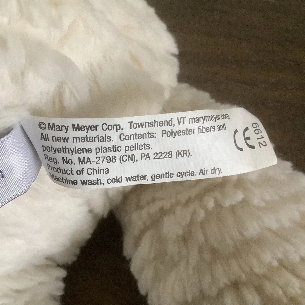 Mary Meyer Plush Marshmallow Zoo Lamb Stuffed Animal Ivory Floppy 14” - Picture 8 of 15